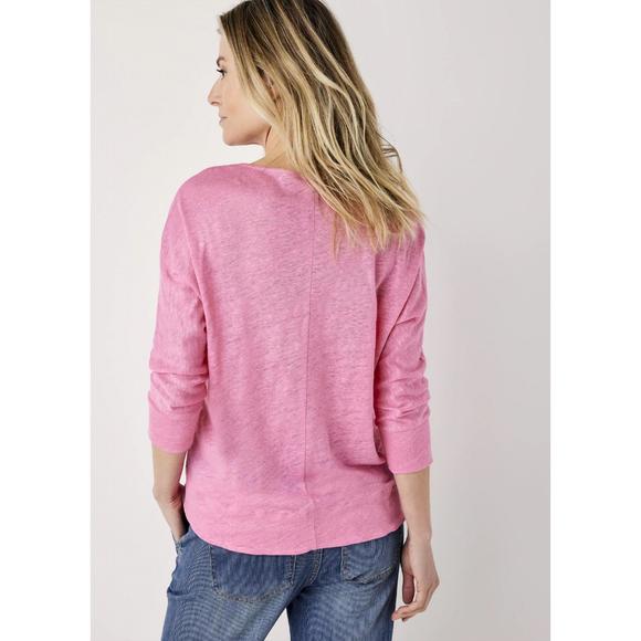 NEW SUMMUM linen top in bubblegum - Picture 2 of 3